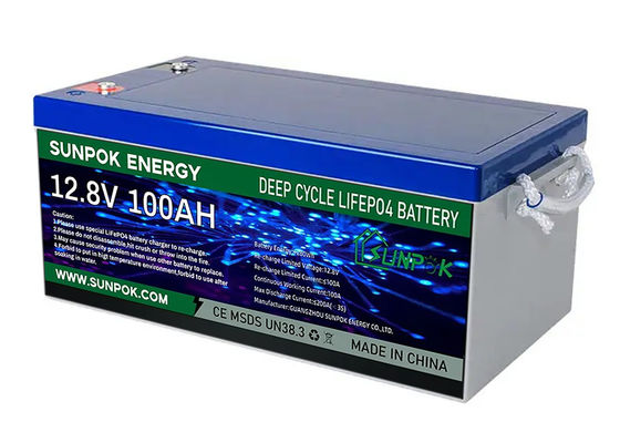 Bms 12V 200ah Deep Cycle Lithium Battery Rechargeable For RV and Marine