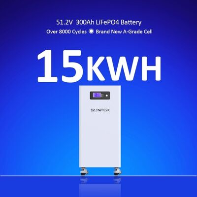 51.2V 300Ah 15KWH Lithium Iron Phosphate Home Storage Battery OEM ODM 48V 300AH Lithium Battery