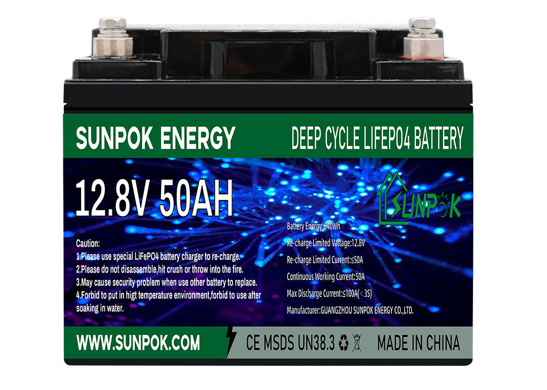 батарея цикла иона лития 12V 50Ah глубокая для накопления энергии солнечной энергии