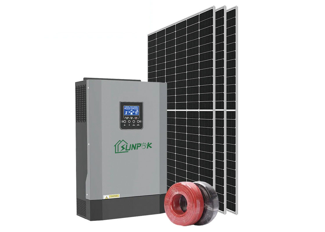 Волна синуса дисплея LCD чистая с инвертора 48v 6kva 6000es решетки с переключателем передачи