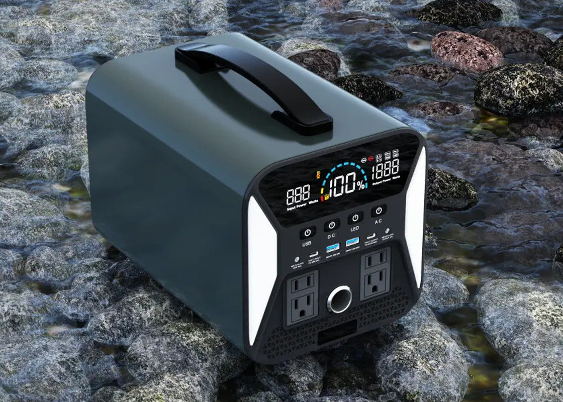 Клетка большой емкости 300w 500w 1000w электростанции лития на открытом воздухе большого размера располагаясь лагерем портативная