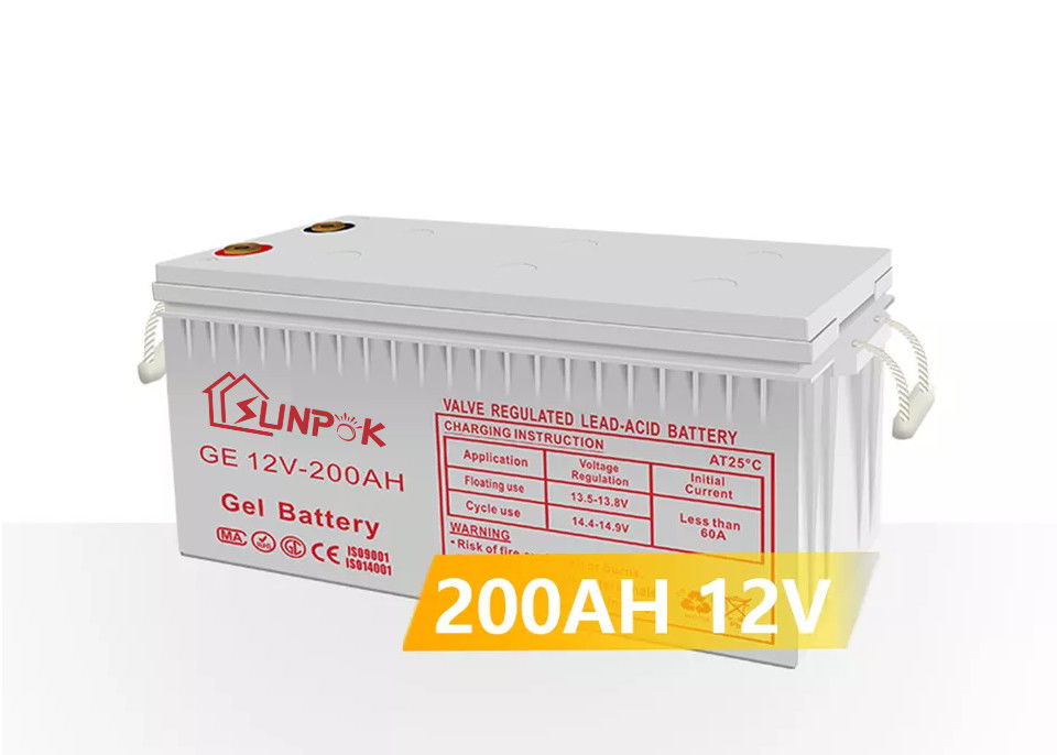 батарея геля 12V 50Ah 100Ah 150Ah: Насладитесь оптимальным хранением солнечной энергии с Sunpok