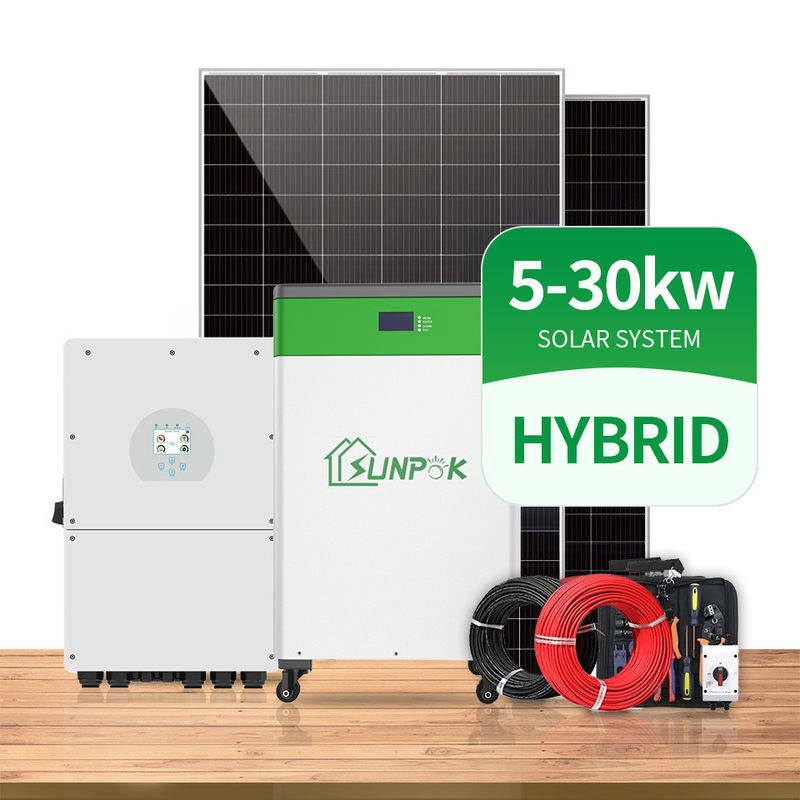 полный набор 5000 w солнечной системы 10Kw 15Kw 20KW дальше с солнечной системы решетки