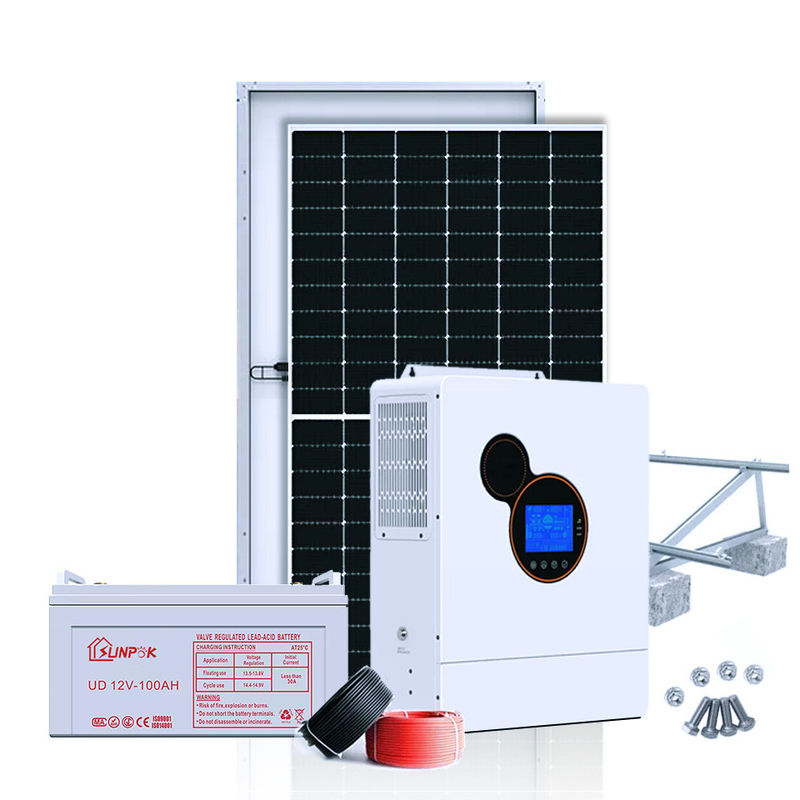 Sunpok 10kw 15kw 20kw с генератора систем солнечной энергии 10000w решетки солнечного приведенного в действие