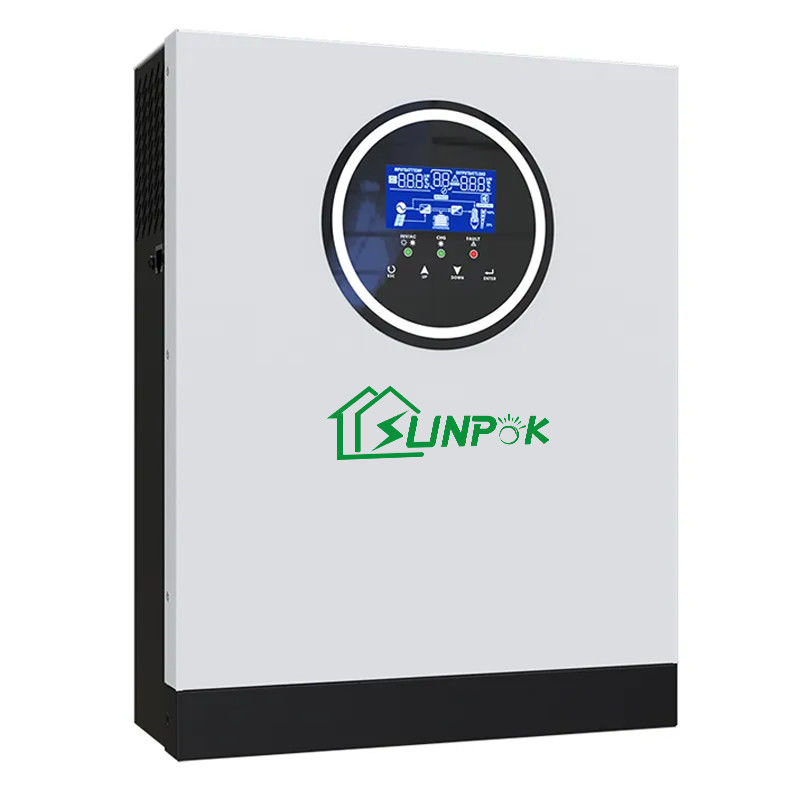 Sunpok 5kw 6kw 7kw на решетке с гибрида пользы солнечного инвертора решетки домашнего с инвертора решетки