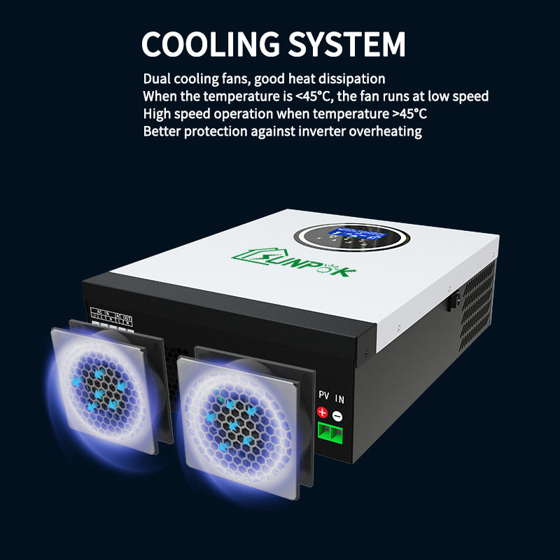 Sunpok 5kw 6kw 7kw на решетке с гибрида пользы солнечного инвертора решетки домашнего с инвертора решетки