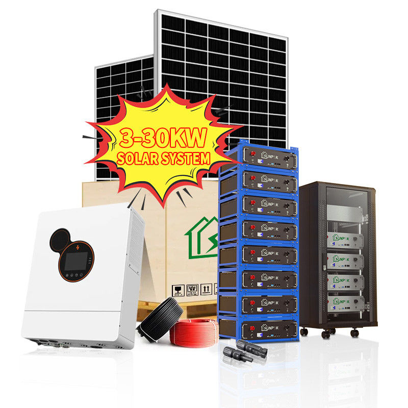 Инвертора системы солнечной энергии 20Kw PERC система жилого 30Kw 50Kw 100Kw 150Kw солнечного гибридная