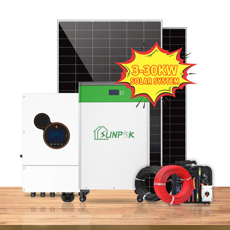 солнечная система системы солнечной энергии 2.5kw 3.5kw 5kw на открытом воздухе с решетки на наборе решетки
