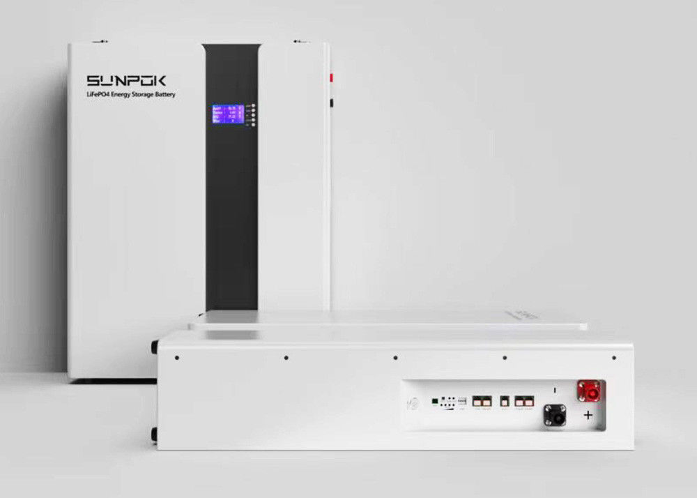 Легко установить Lifepo4 батарея на стенке 48v 200ah с контейнером Rs485 Порт 9.6кВт 10.2кВт 15кВт