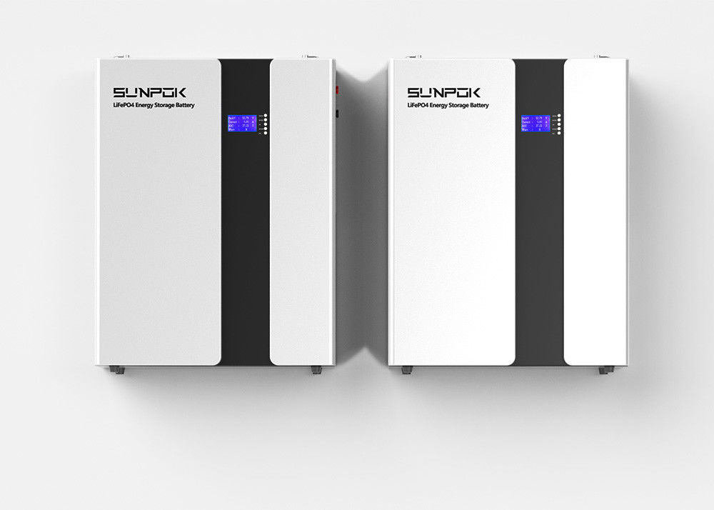 Легко установить Lifepo4 батарея на стенке 48v 200ah с контейнером Rs485 Порт 9.6кВт 10.2кВт 15кВт