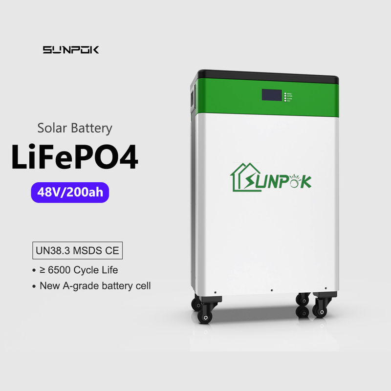 Глубокий цикл LiFePO4 Солнечный литий-ионный аккумулятор 10кВт 48в 200а
