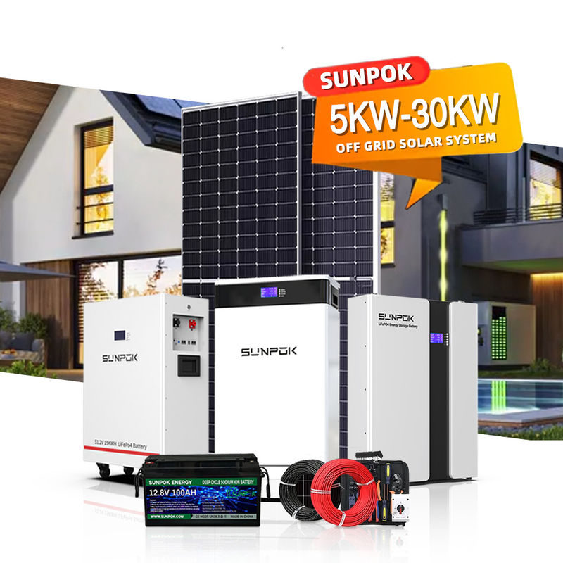 48В 100AH 120AH Солнечная батарея для гибридной солнечной системы 6KWH 12KWH 18KWH 24KWH 30KWH