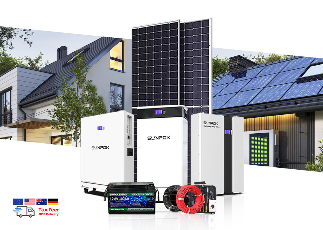Комплексная система солнечной энергии 5kv 15kw Промышленность оффгридная система накопления солнечной энергии