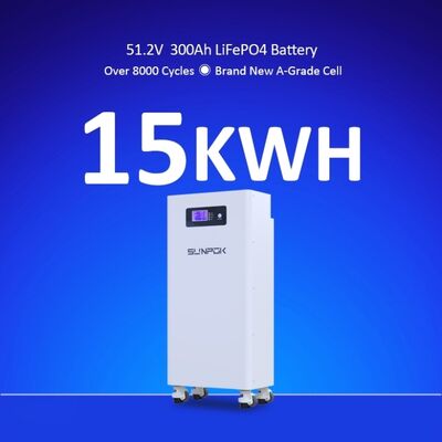 51.2V 300Ah LiFePO4 Battery Floor-Standing Energy Storage Battery 51.2v300Ah 15kwh Lithium Battery Power Backup